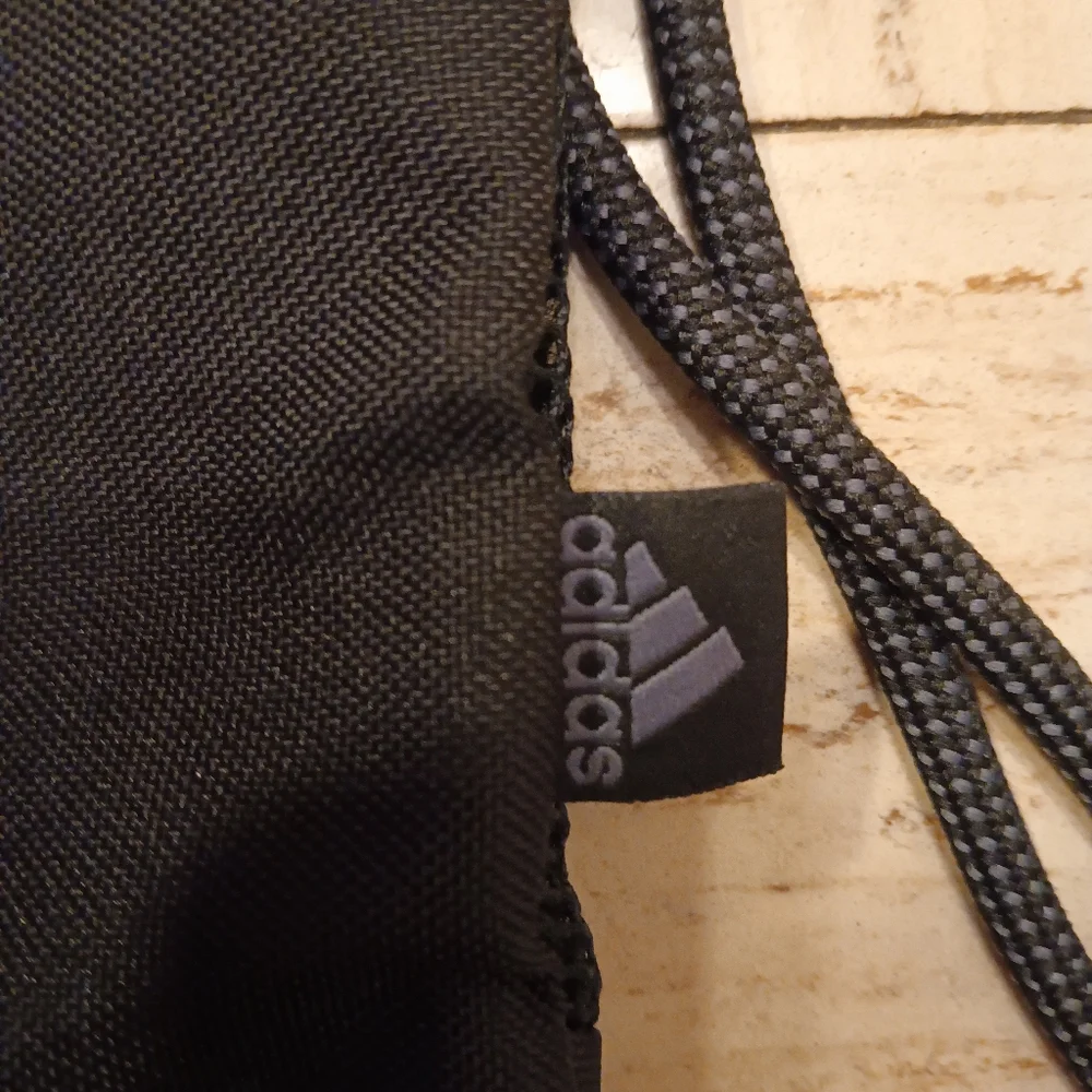 Adidas Black and Gray Drawstring Backpack - Picture 5 of 6